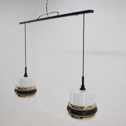Suspension en verre des années 1970 Tchécoslovaquie