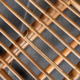 Set of 4 rattan armchairs