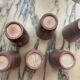 6 Vintage vallauris ceramic orangeade cups