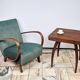 H 410 Armchair designed by Jindrich Halabala, 1940s, Czechoslovakia