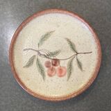 Set of 8 Sainte Radegonde stoneware dessert plates