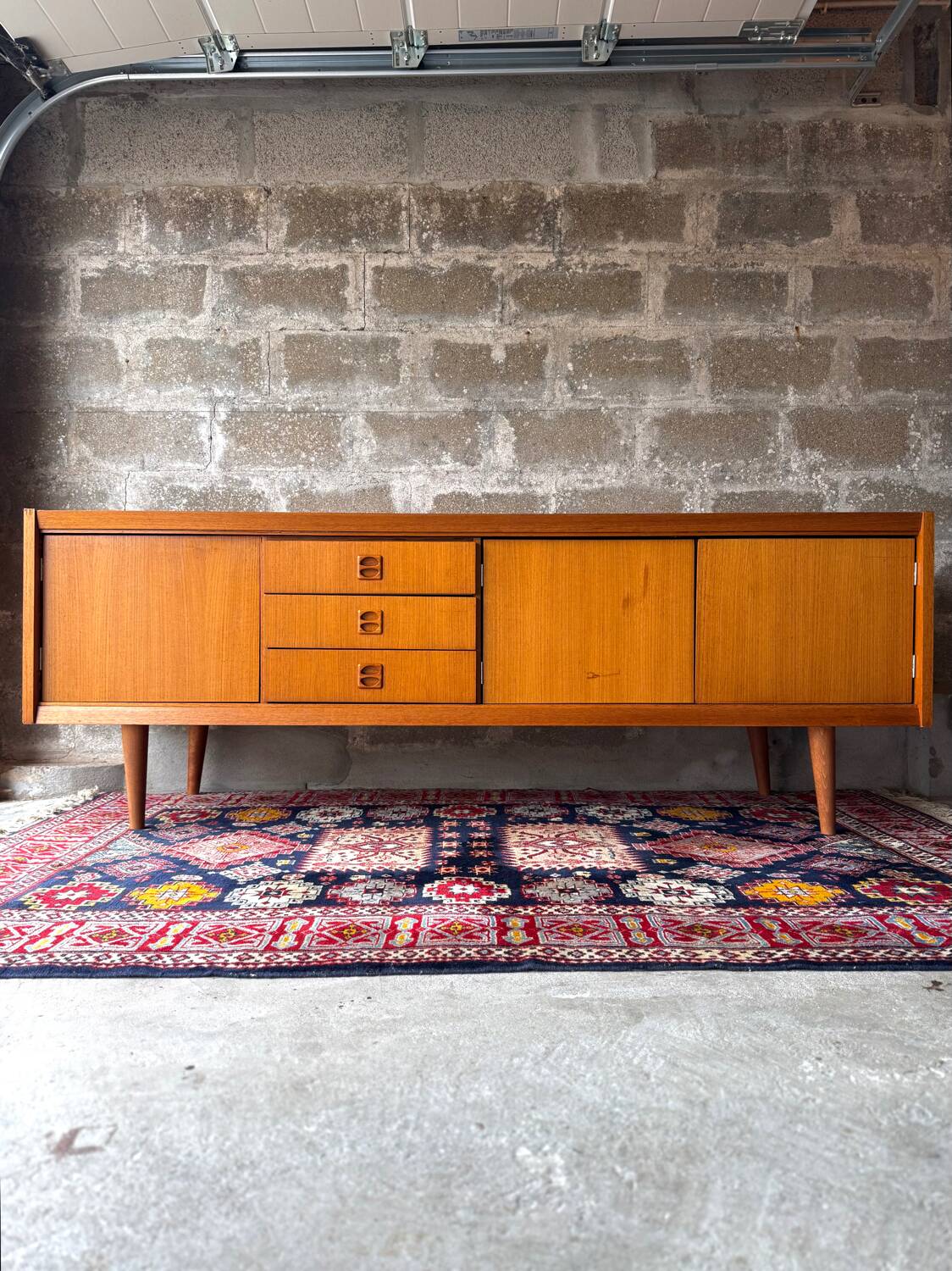 Vintage Scandinavian teak sideboard, 1960s/70s.
