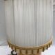 Former lamp Louis Thiam Nancy ceramics beige - abat-day vintage white fabric