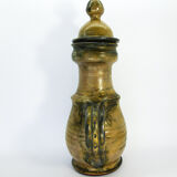 Pitcher with lid, stamped