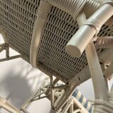 Pair of Angraves armchairs model Invincible in Chinese Chippendale style.