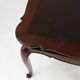 Elegant antique French card table in wood with 2 drawers, ca. 1900