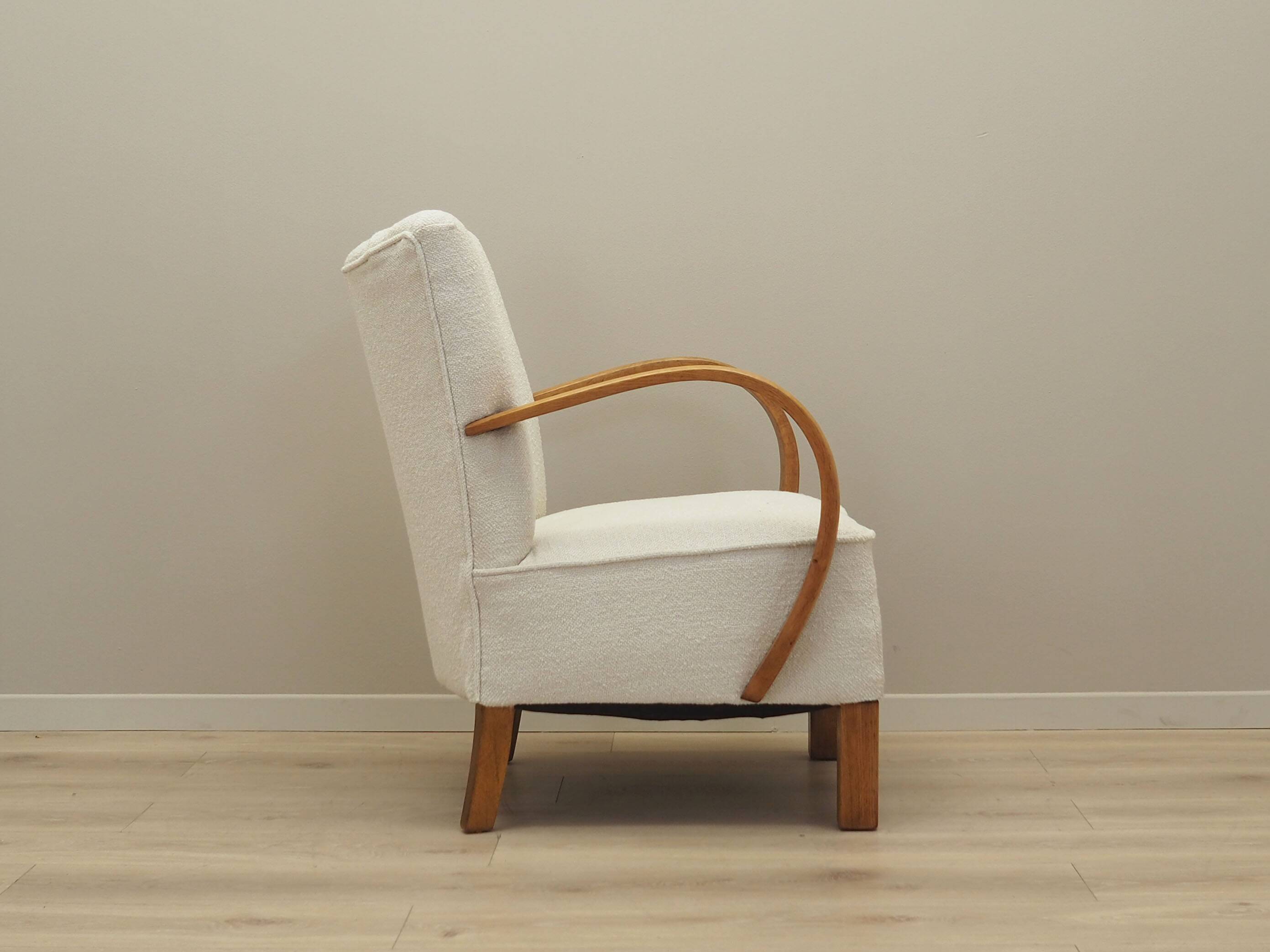 Oak armchair, Art Deco, 1950s, made in Denmark
