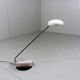 Italian desk lamp in white & black, 1980’s