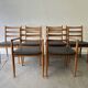 1960/70s Mid-Century set of 6 dining chairs by Schreiber Furniture
