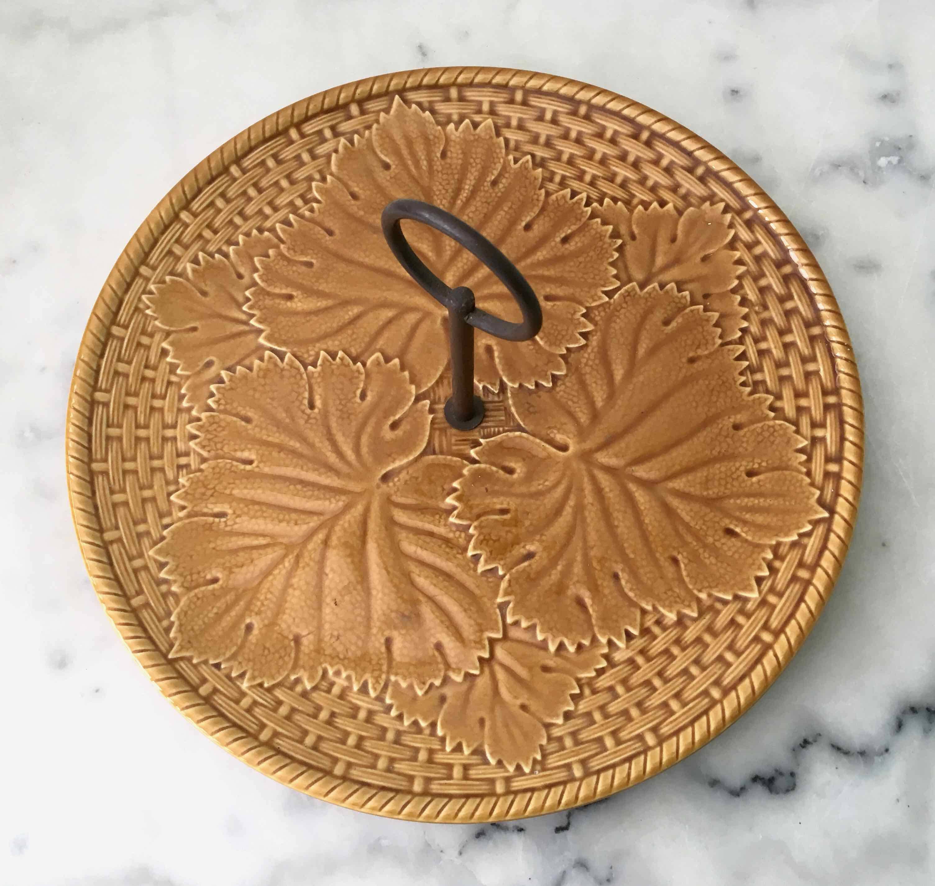 Gien earthenware cheese board