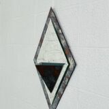 Vintage beveled art deco mirror