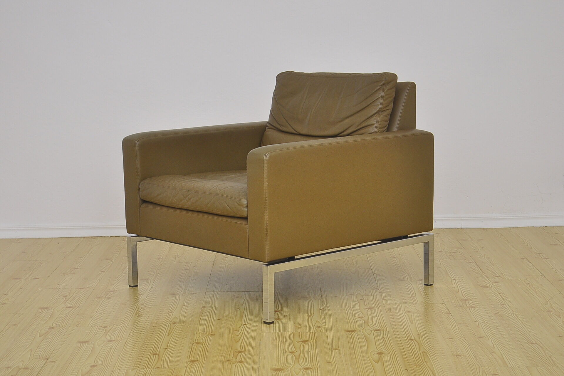 Leather sofa and armchair by Hans Peter Piehl for Wilkhahn, 1960s