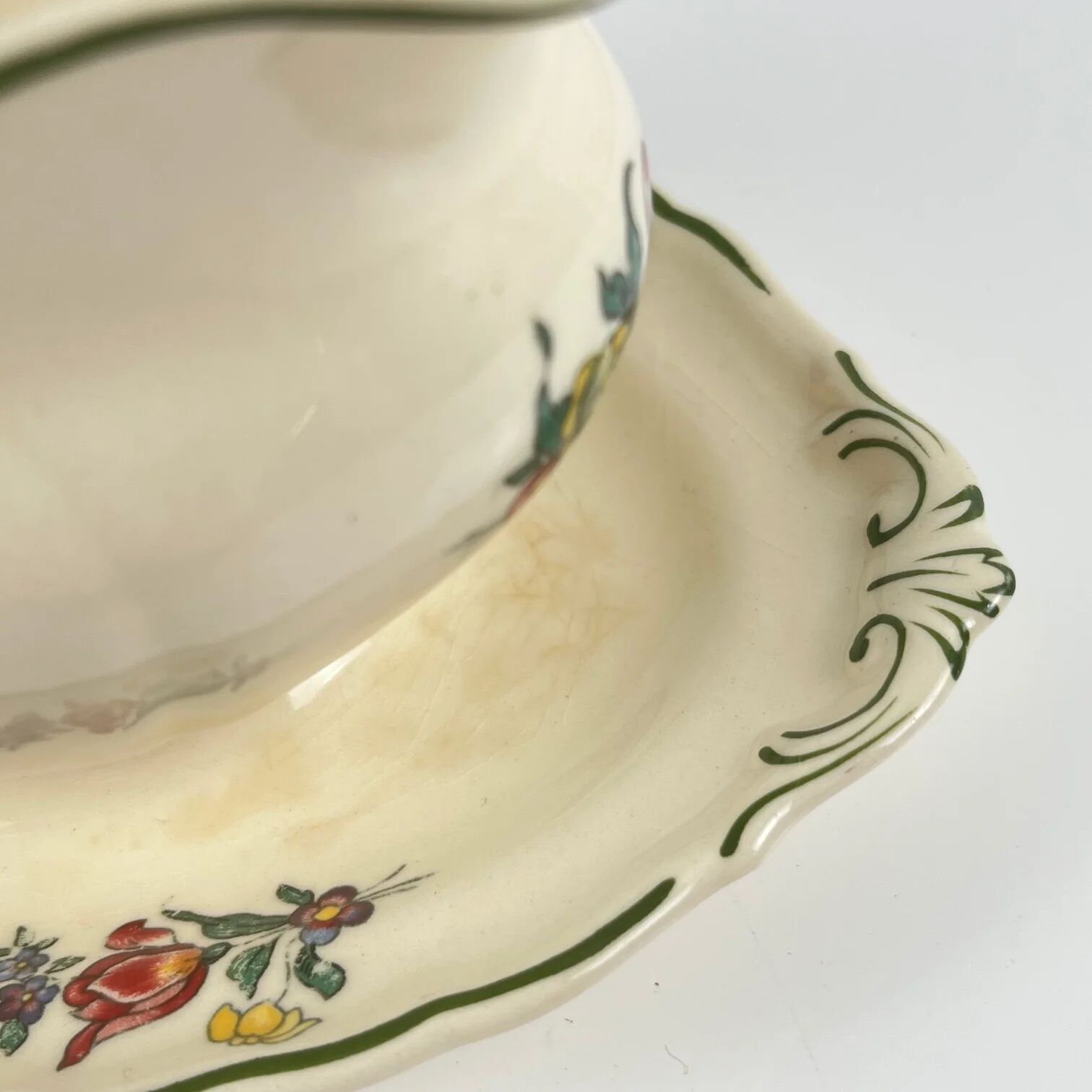 Sauceboat Villeroy & Boch "Old Strasbourg", 1940s/50s