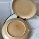 Set of 5 stoneware plates made in France 60s and 70s