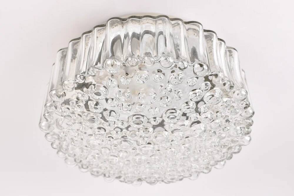 Plafonnier en verre bulle Staff Leuchten
