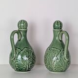 "Cabbage" oil and vinegar cruet