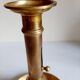 Old brass candle holder