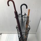 Wrought iron umbrella holder