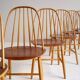Set of 6 chairs Sven Erik Fryklund for Hagafors, model 16, Sweden, 1950
