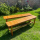 Pair of vintage 1970 pine benches