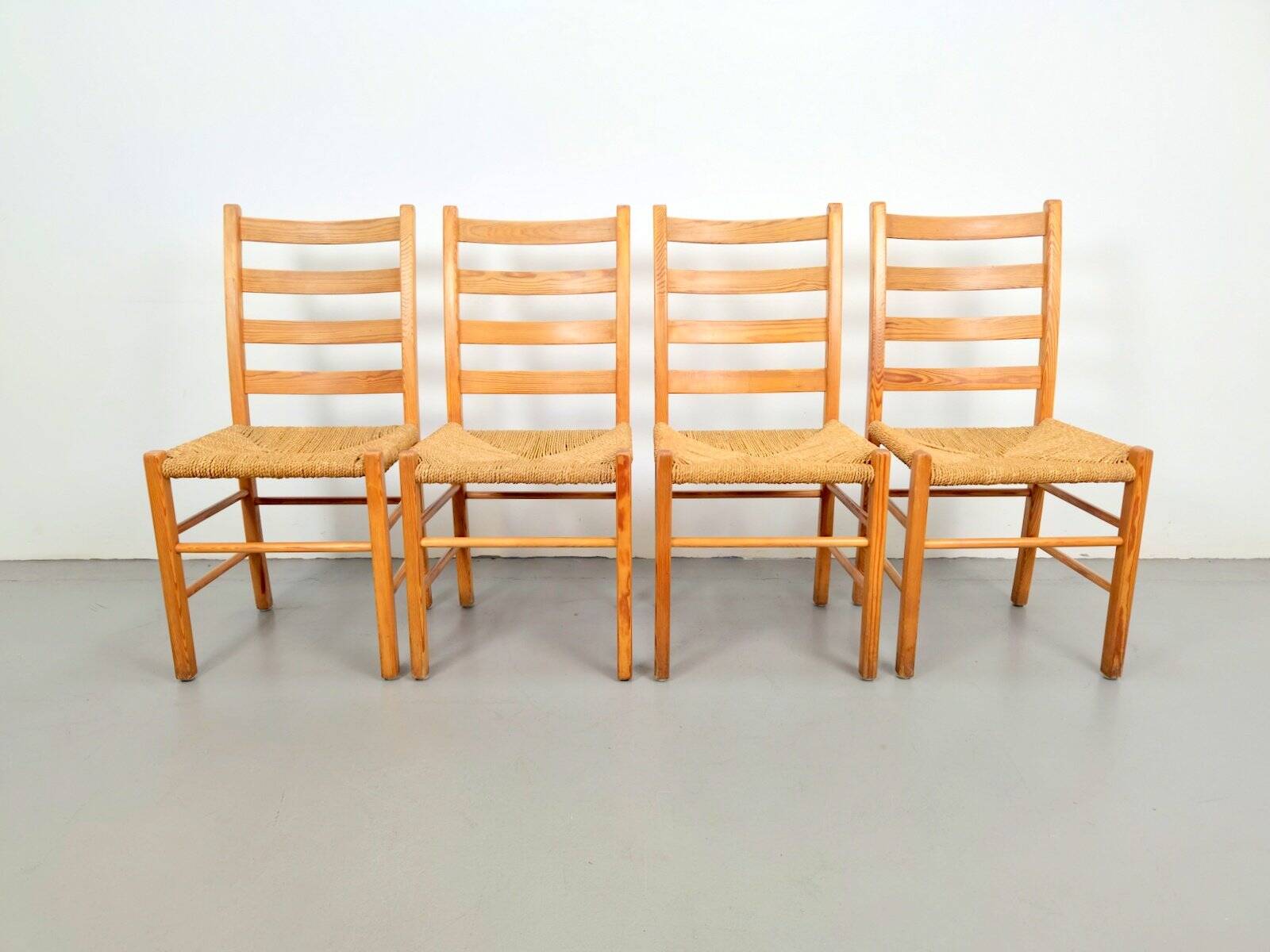 Jaerstolen Aksel Dining Chair from Möbelfabrikken Aksel L. Hansson, 1970s, Set of 4