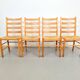 Jaerstolen Aksel Dining Chair from Möbelfabrikken Aksel L. Hansson, 1970s, Set of 4