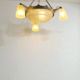 Lustre Art Déco Muller Frères Lunéville 1930