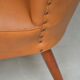 Vintage Tan cocktail armchair years 60