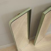 Set of two mirrors in pine frame 1970s Denmark