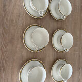 6 tea cups and saucers Haviland