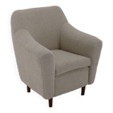 1970s Restored Armchair in Boucle Fabric