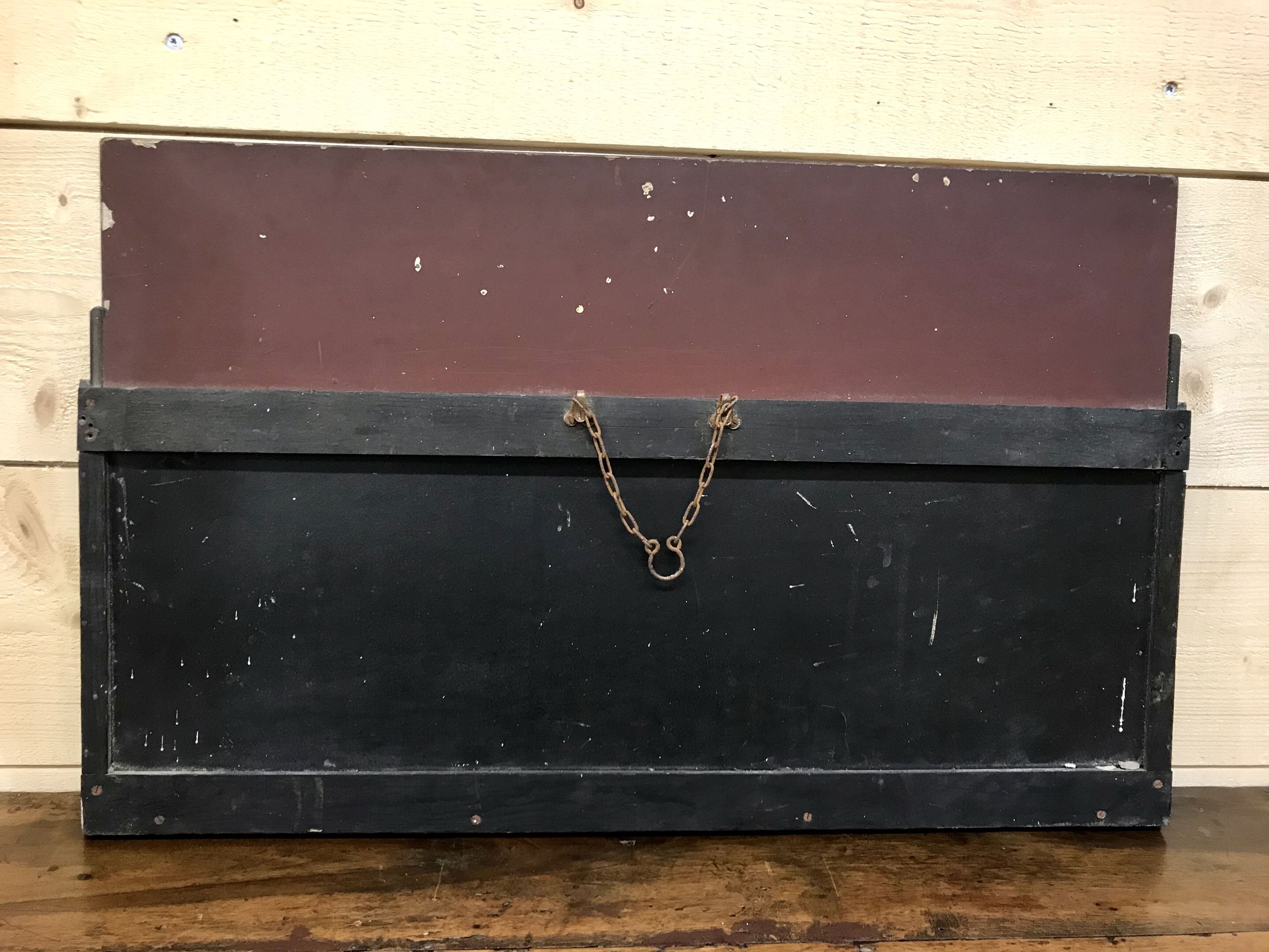 Art Deco mirror in teak from the 1930s