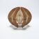 Scandinavian design pendant lampshade 70s 1970s vintage in wood and wire