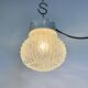Vintage White Porcelain Pendant Light, 1970s