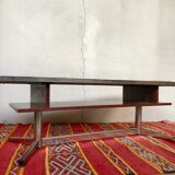 Table basse vintage - double plateau - Adri