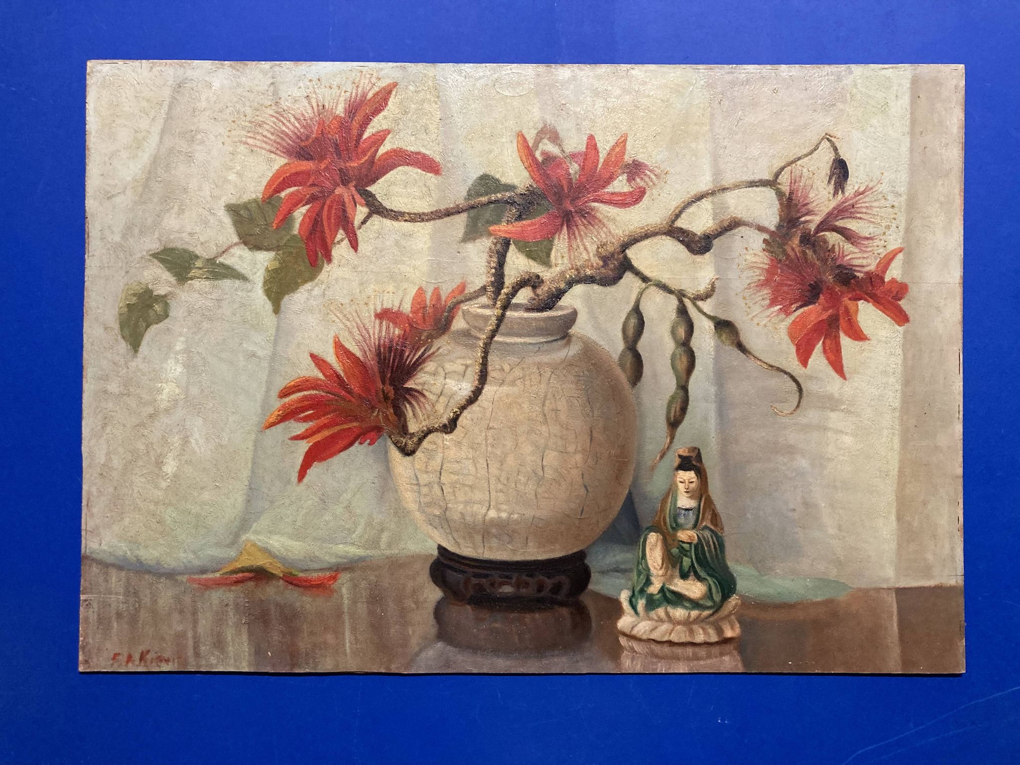 Frederik Anton KIEVITS (1887-1951), The Coral Tree, Oil on wood
