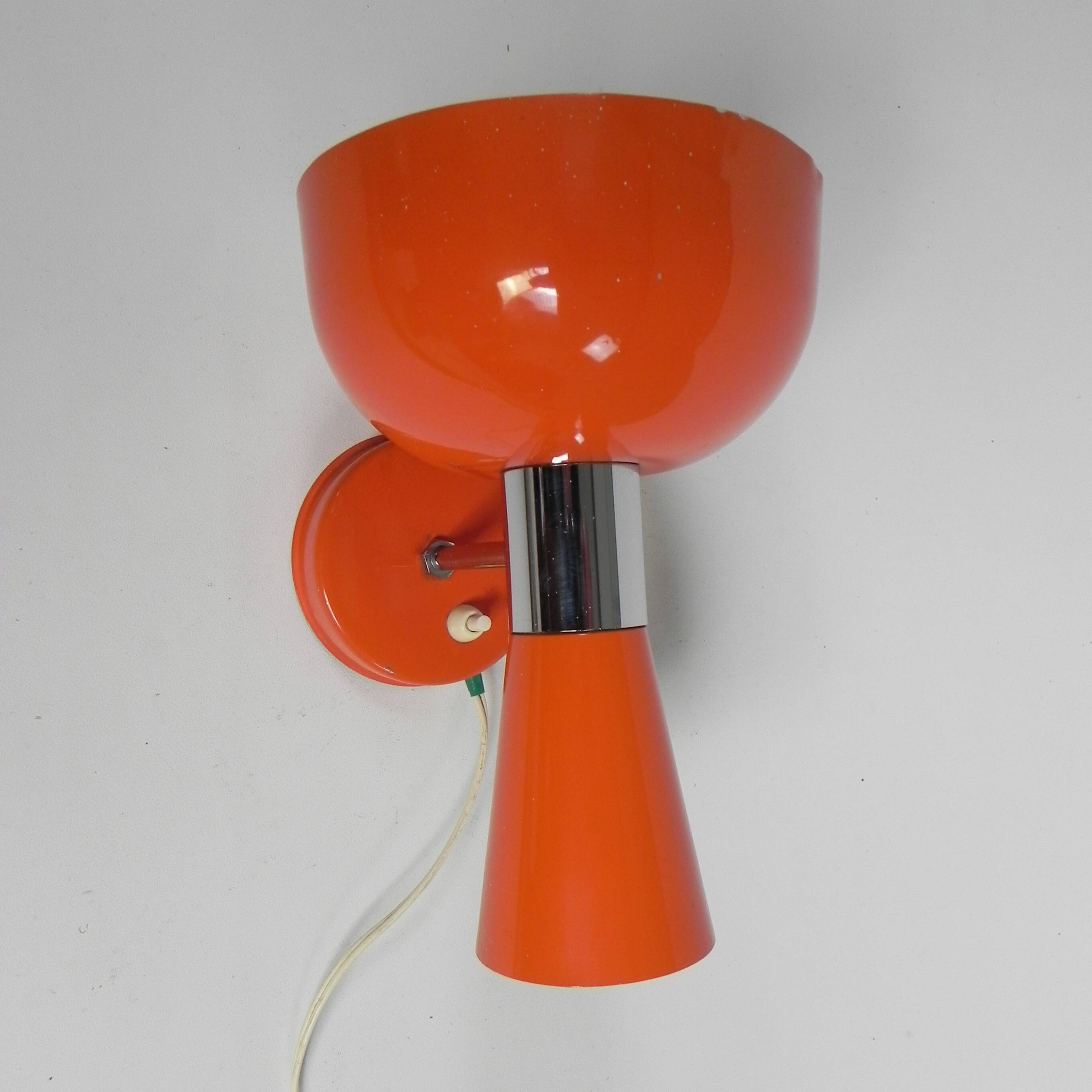Diabolo wall lamp, Herda, 1960s