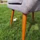 Pair of fiber armchair Miroslav Navratil gray