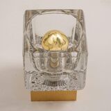 Small wall lamp in brass and crystal by Peill & Putzler, Germany