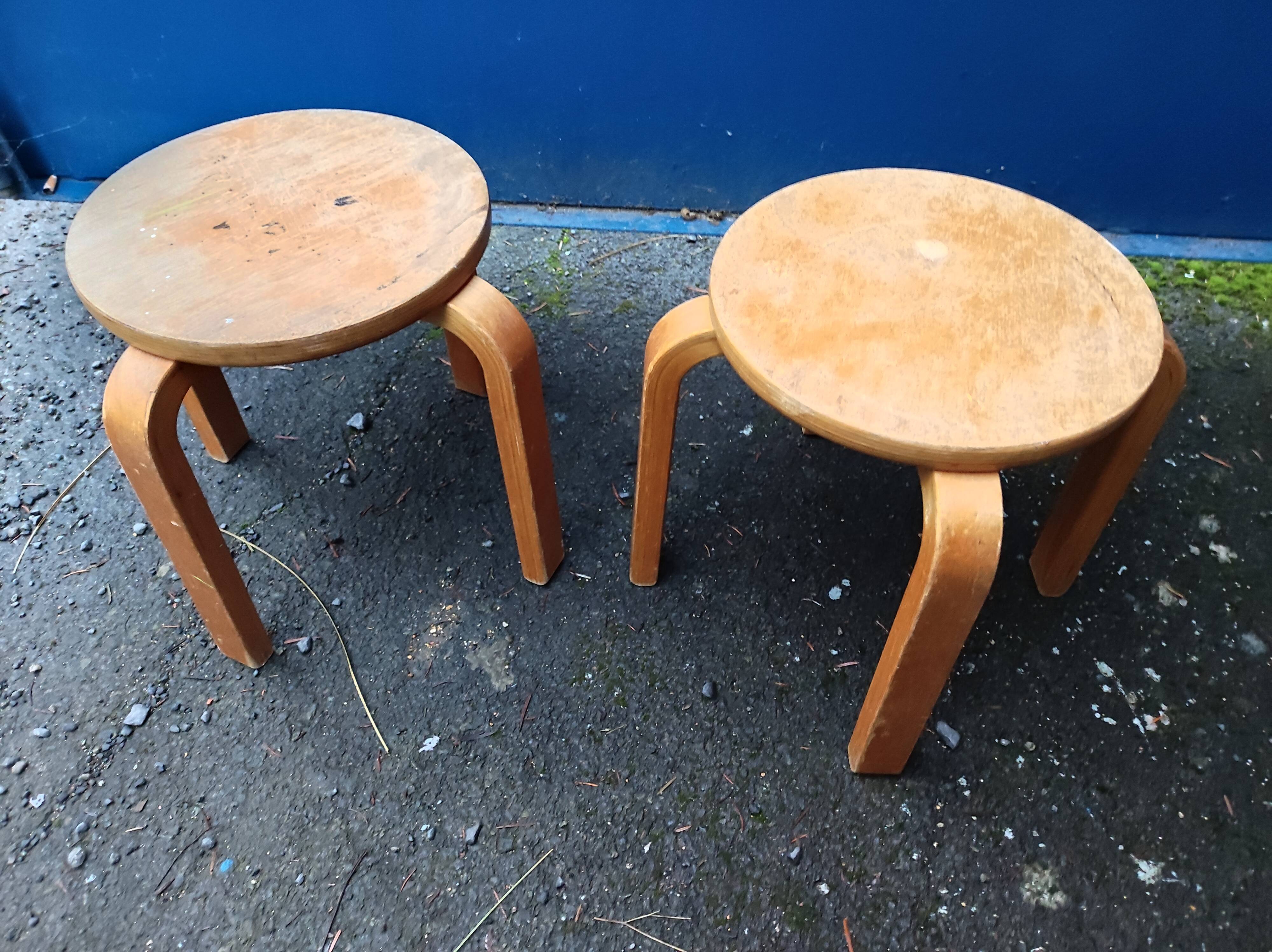 Children's wooden stool