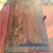 Wall-mounted or freestanding accent furniture, carved solid wood, chalet decor...
