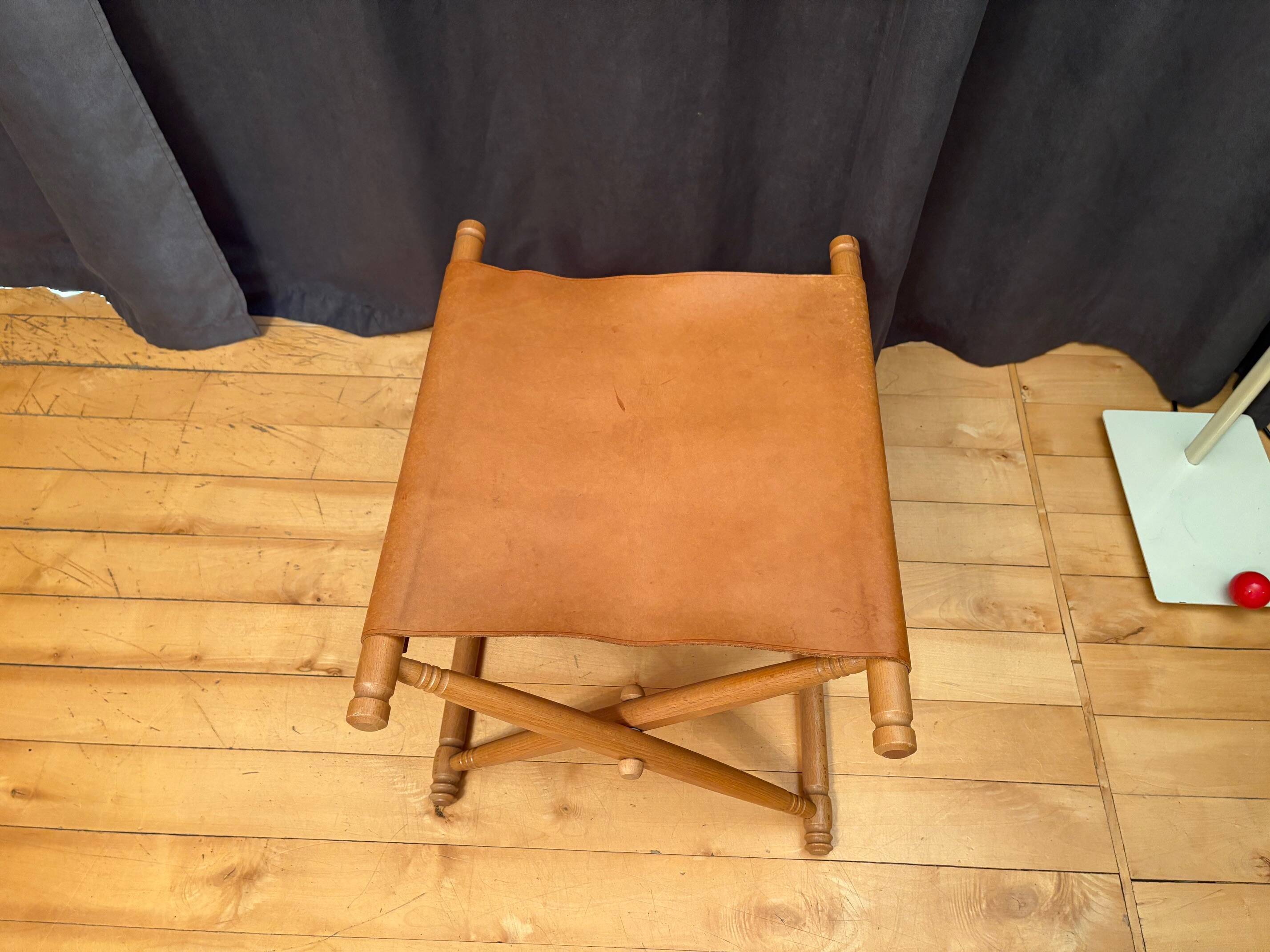 Składany stołek safari , lata 80