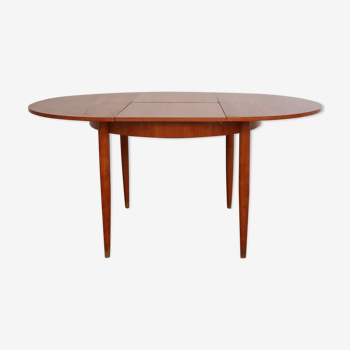 Table ronde scandinave extensible