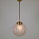Angelo Brotto for Esperia Pendant Light in Murano Glass and Brass