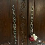 Antique Lorraine Wardrobe, 18th Century, Rustic Oak