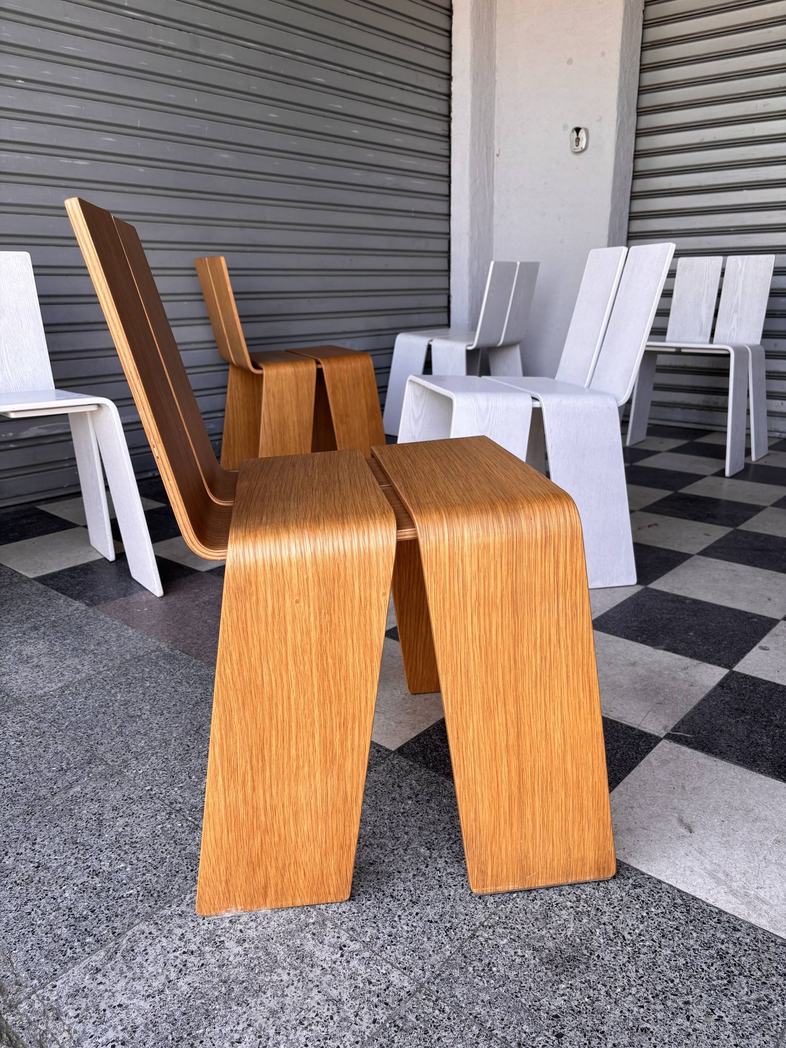 Set de 6 chaises au design danois Kibisi