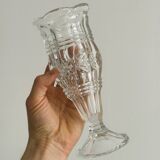 Small glass soliflore vase