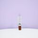 Vintage veneer rosewood wall lamp glass kelp