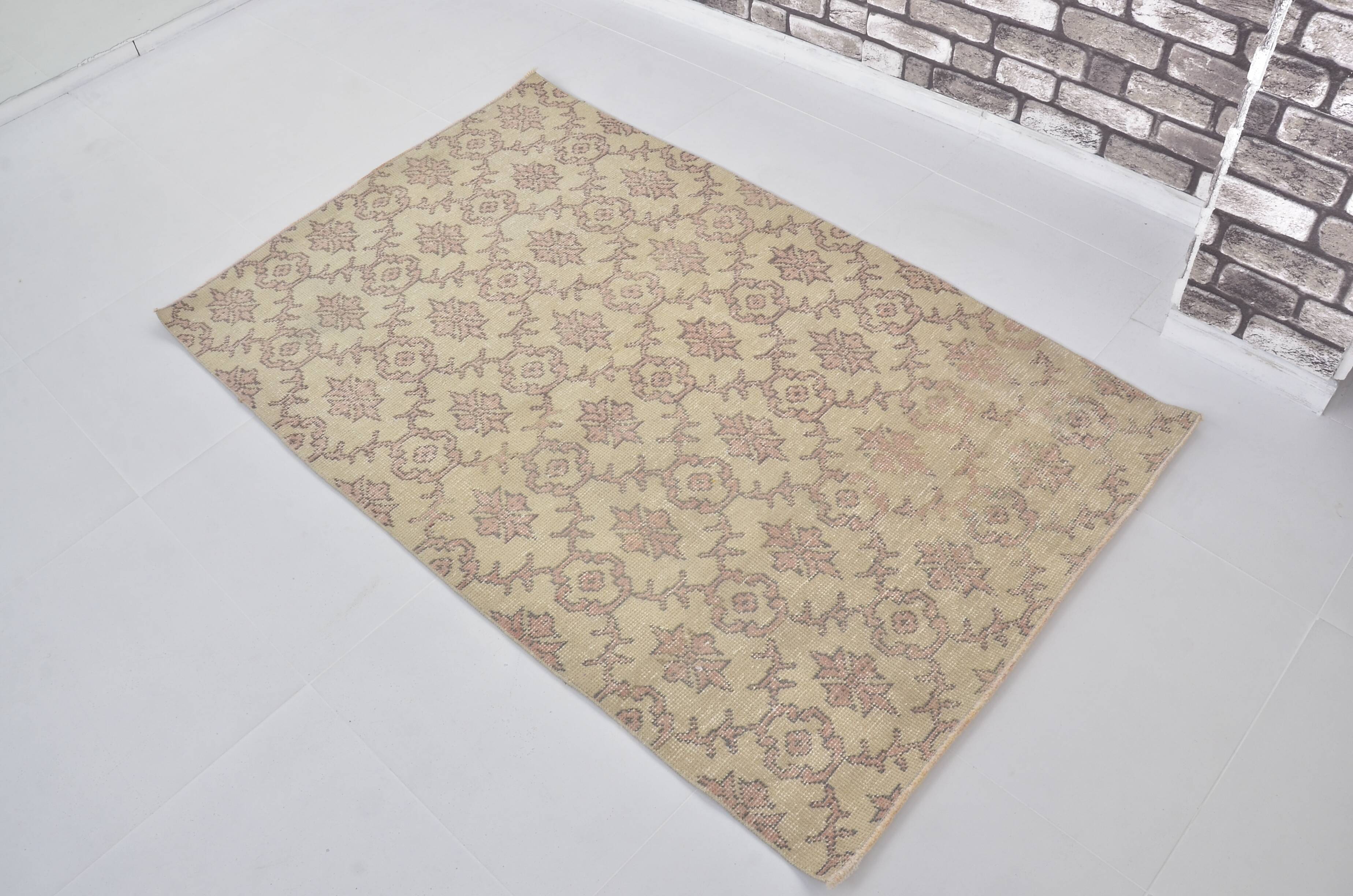 Oushak Neutral Handknotted Rug  sku 874