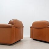 De Sede "DS 101" leather armchairs 1970s